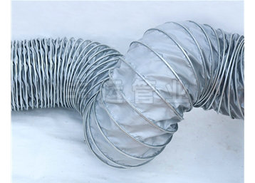 灰色耐高溫400度硅膠布風管